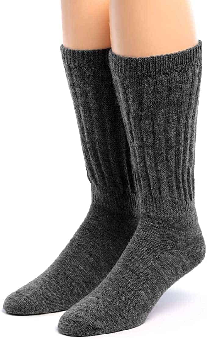 Warrior Alpaca wool thhermal socks for women with diabetes