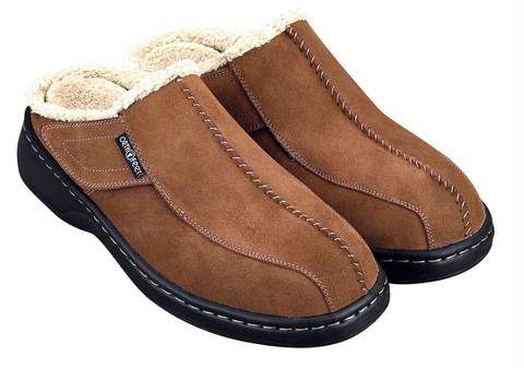 Orthofeet Ashville slippers for men with diabetes and neuropathy