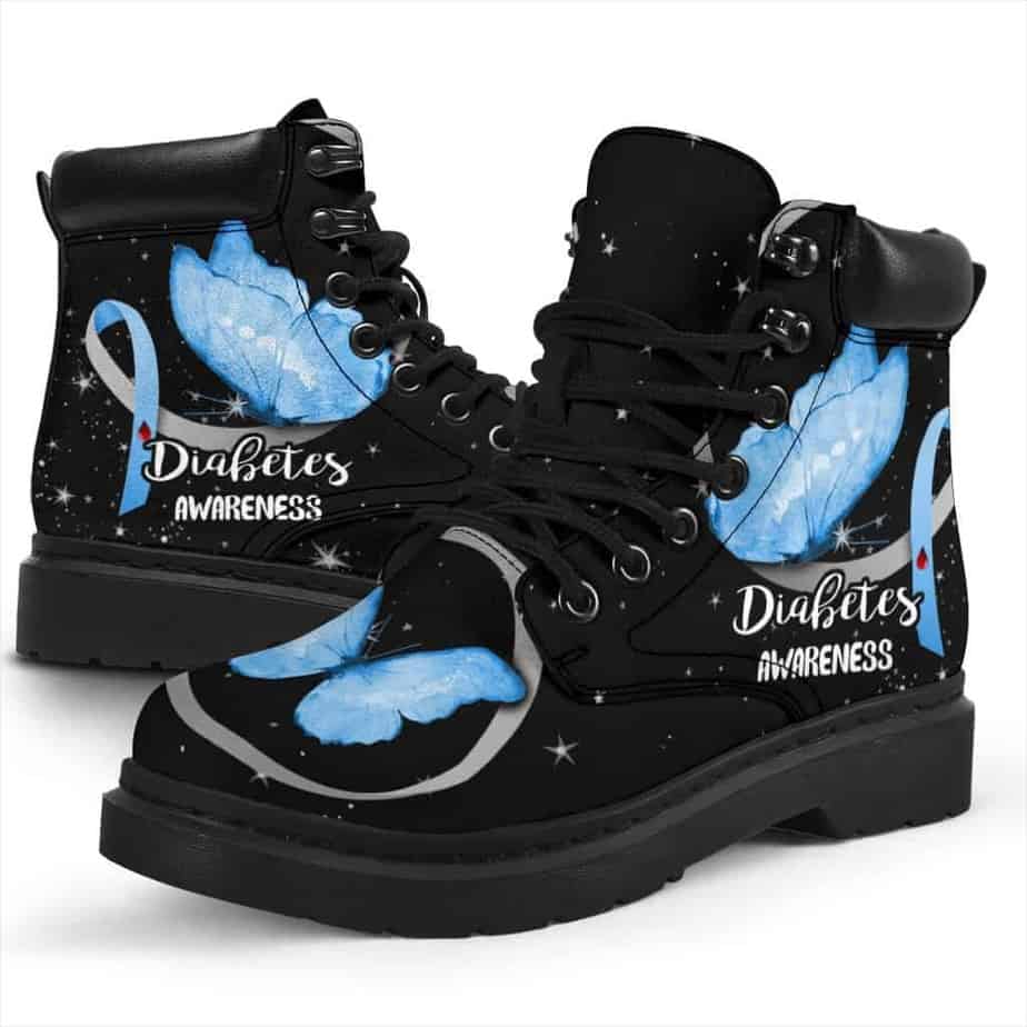 Diabetes Awareness boots