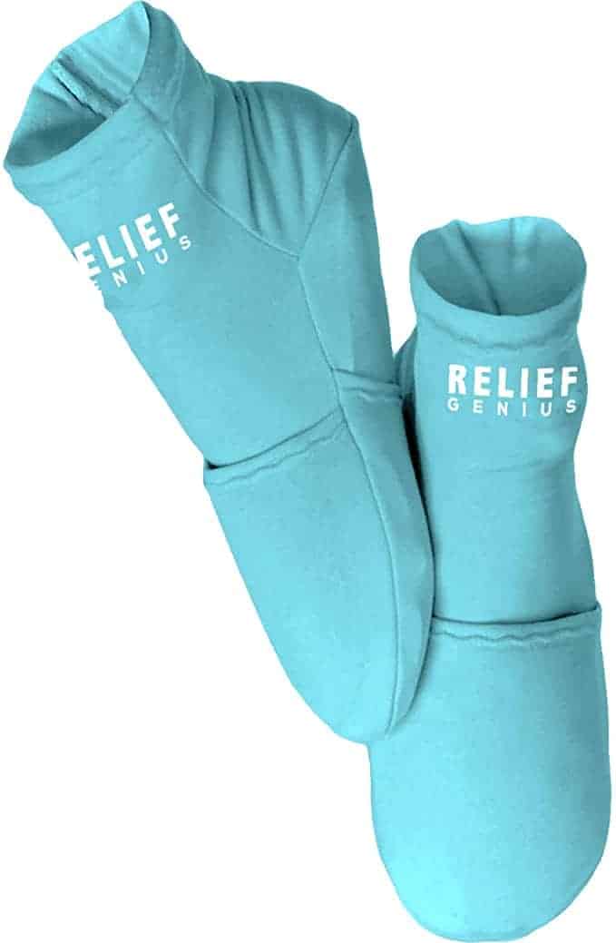 Relief Genius cold therapy socks blue